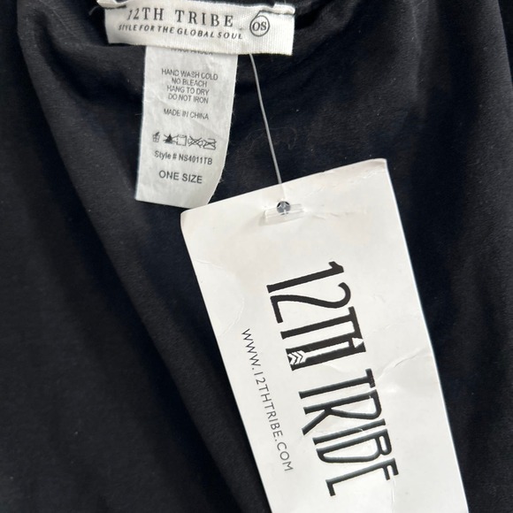 12th Tribe Norma Black Strapless Under Dress- One Size, NWT - Picture 5 of 5